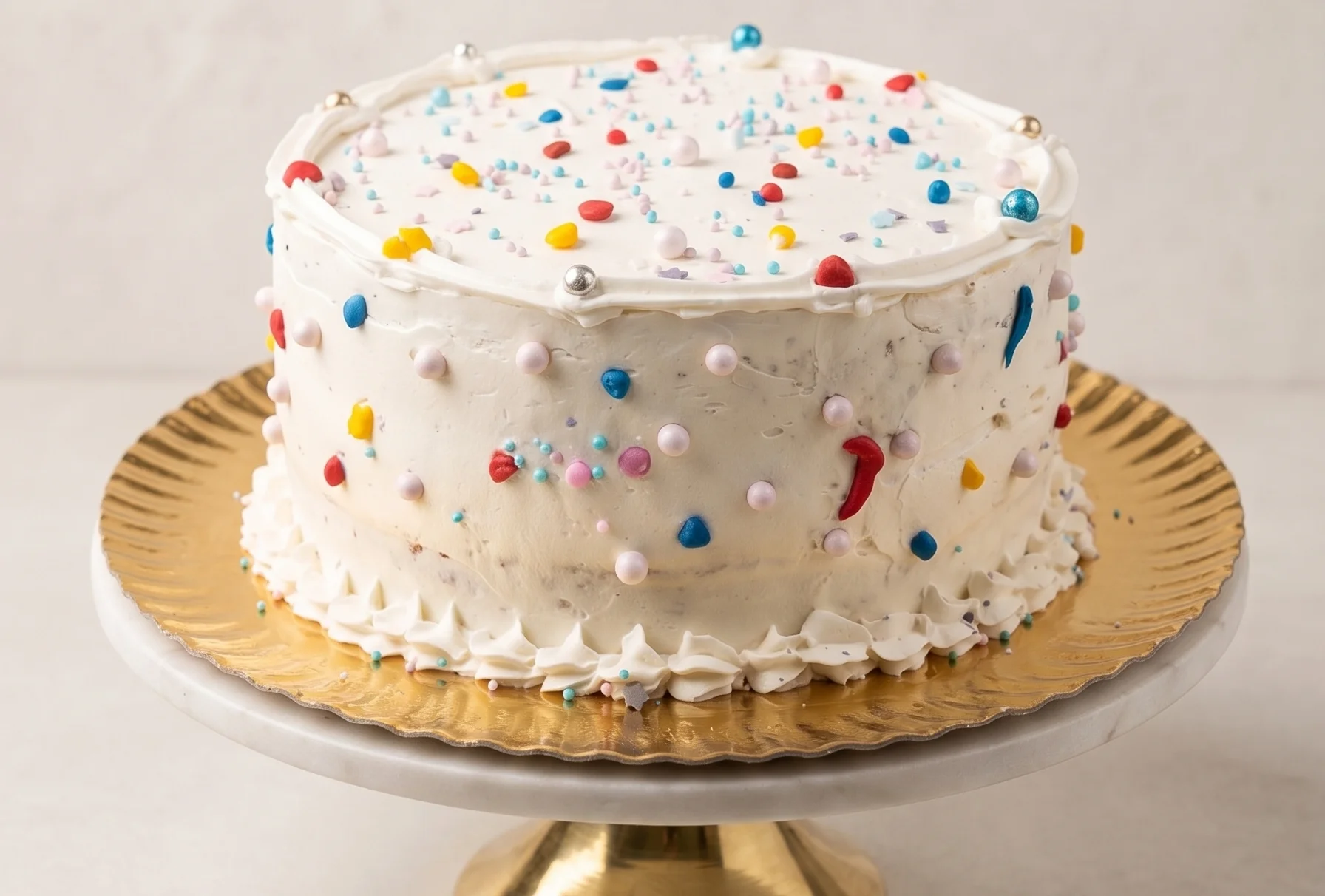 Tarta tradicional de almendras espolvoreada con almendras fileteadas y crocanti